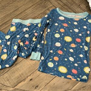 Little sleepies space pajamas, retired print, 3T